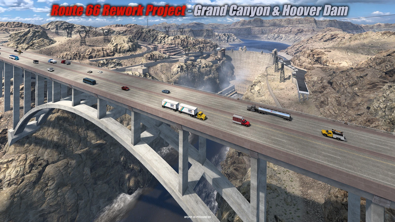 Route 66 Rework Project: Grand Canyon & Hoover Dam in ATS