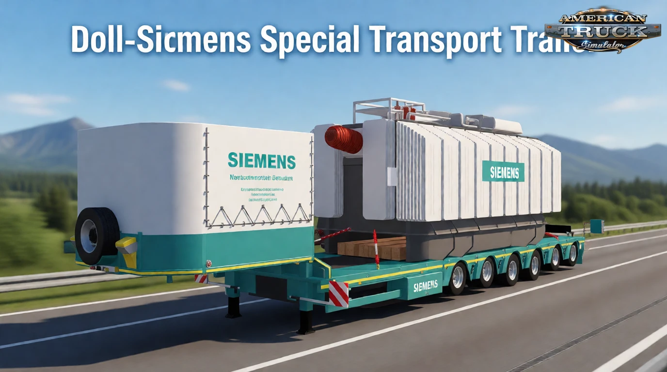 Doll-Siemens Special Transport Trailer v3.0 (1.57.x) for ATS