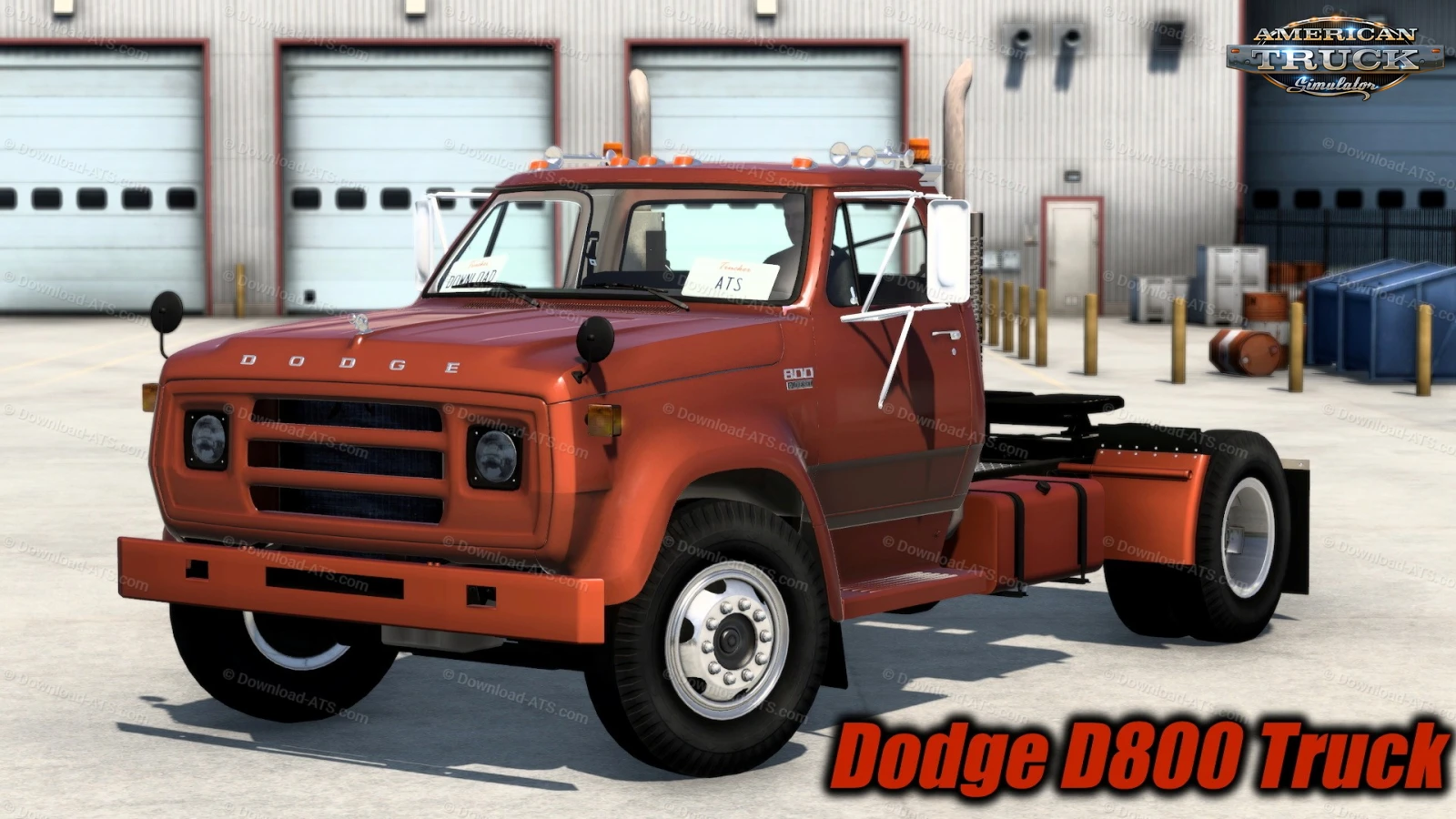 Dodge D800 Truck + Interior v2.1 (1.57.x) for ATS