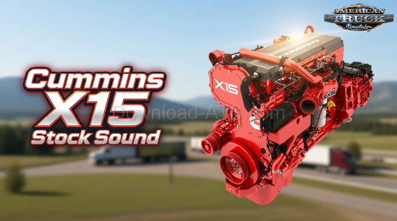 Cummins X15 Stock Sound v2.0 (1.57.x) for ATS