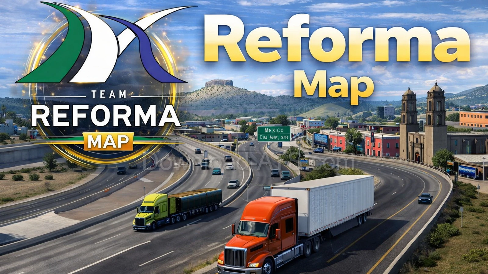 Reforma Map v2.9.7.158 (1.58.x) for ATS