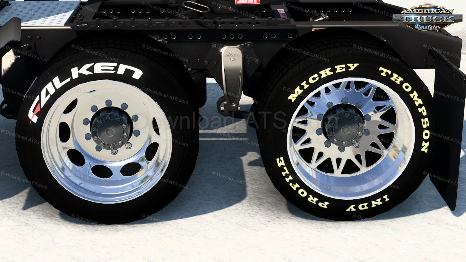 24 Inch Wheels and Tires Pack v1.8 (1.57.x) for ATS