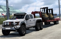 Hennessey VelociRaptor 6x6 by Nimit for ATS and ETS2