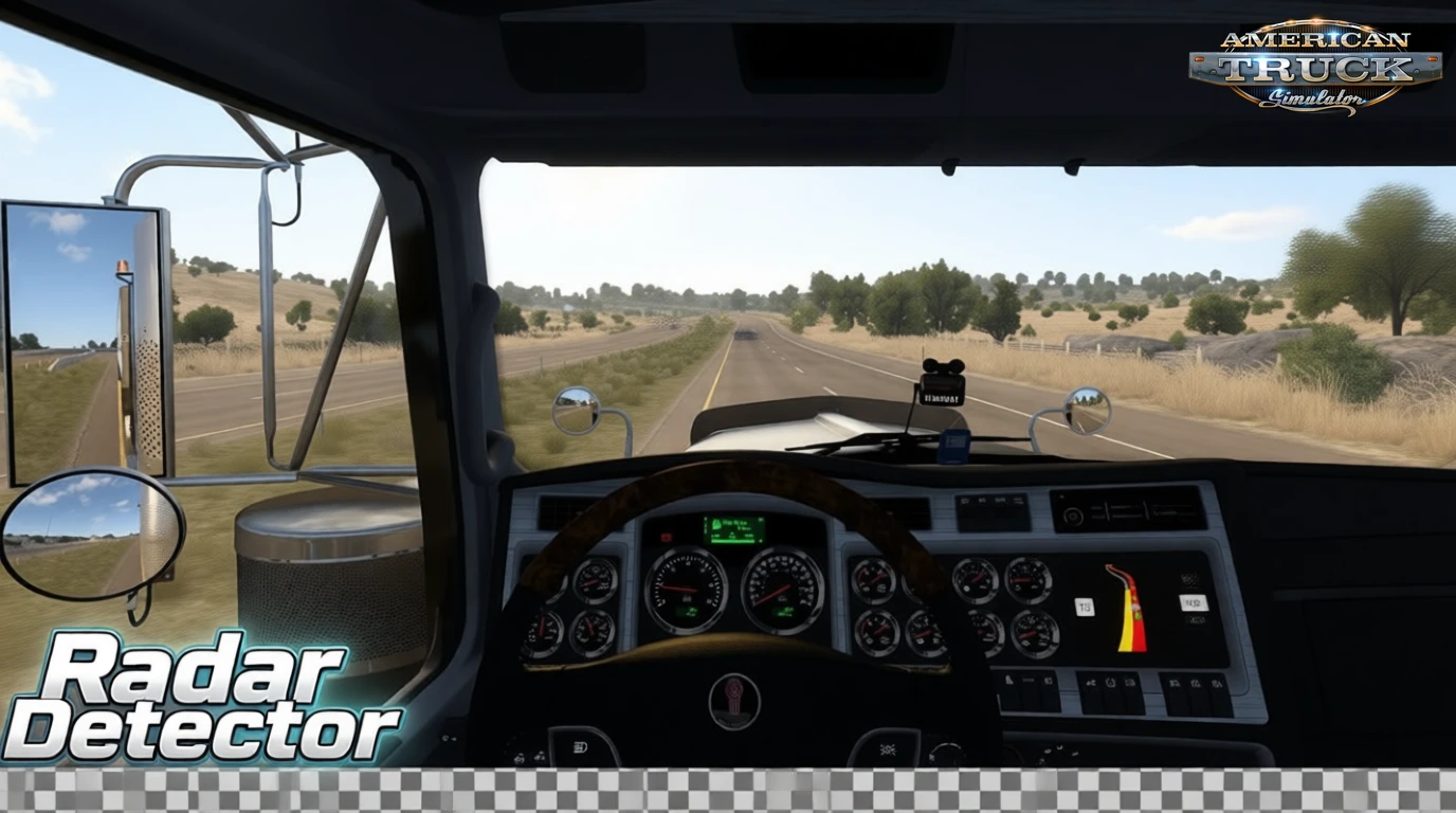 Radar Detector Mod + Language Pack v2.1 (1.57.x) for ATS
