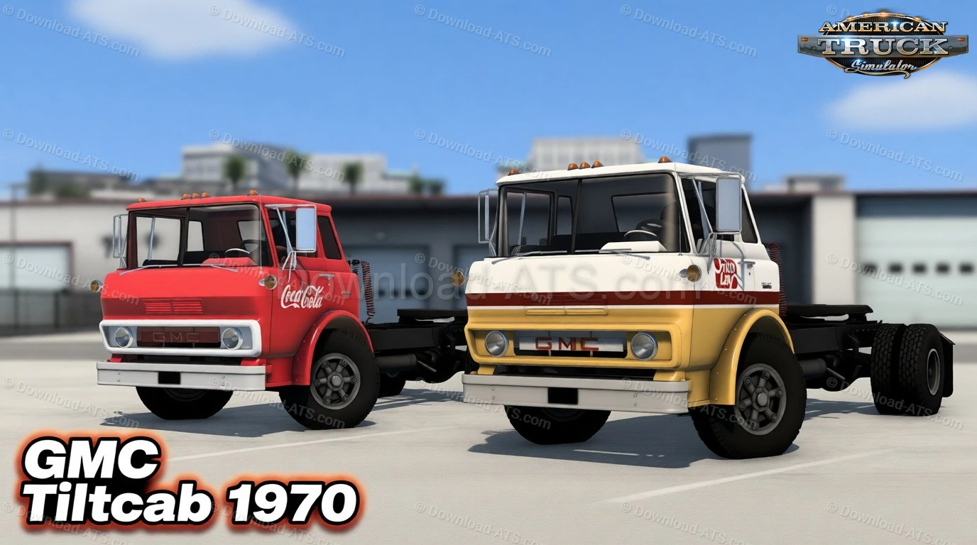 GMC Tiltcab 1970 Truck + Interior v1.0 (1.57.x) for ATS