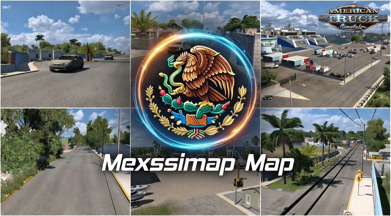 Mexssimap Map v0.7 (1.58.x) for ATS