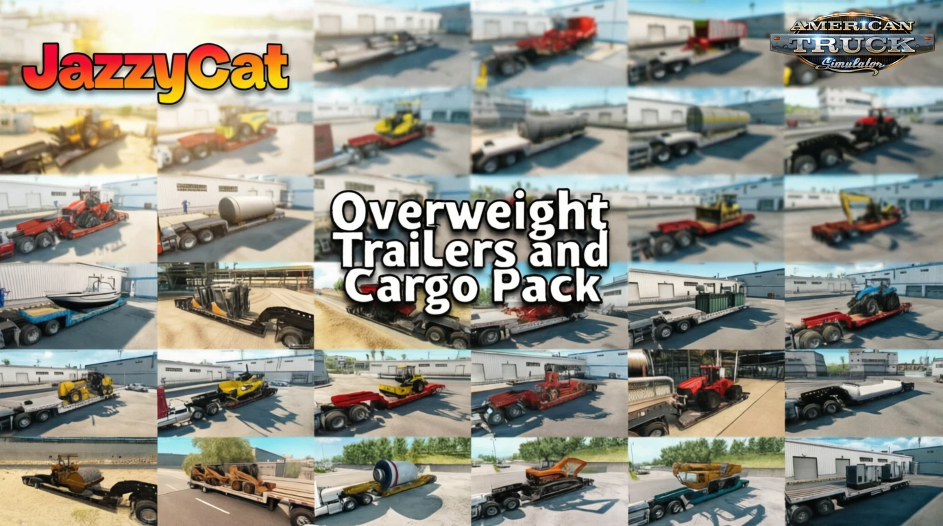 Overweight Trailers and Cargo Pack v6.2.1 (1.58.x) for ATS
