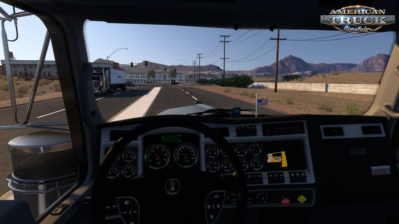 USA Dashboard Flag by Crimvex Studio