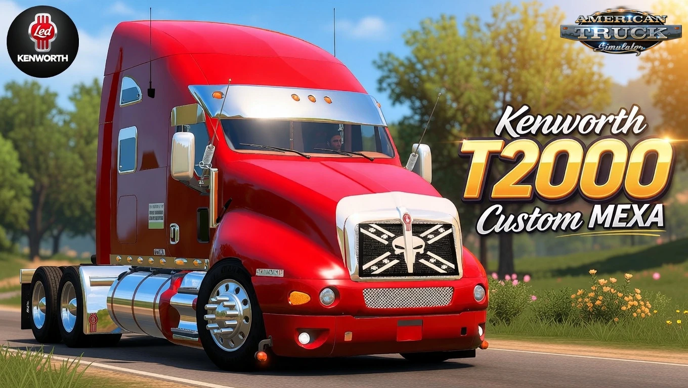 Kenworth T2000 Custom MEXA v1.1 (1.58.x) for ATS