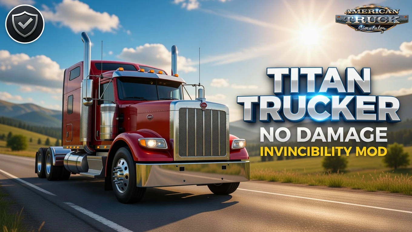 Titan Trucker, No Damage, Invincibility Mod v1.9 (1.58.x) for ATS