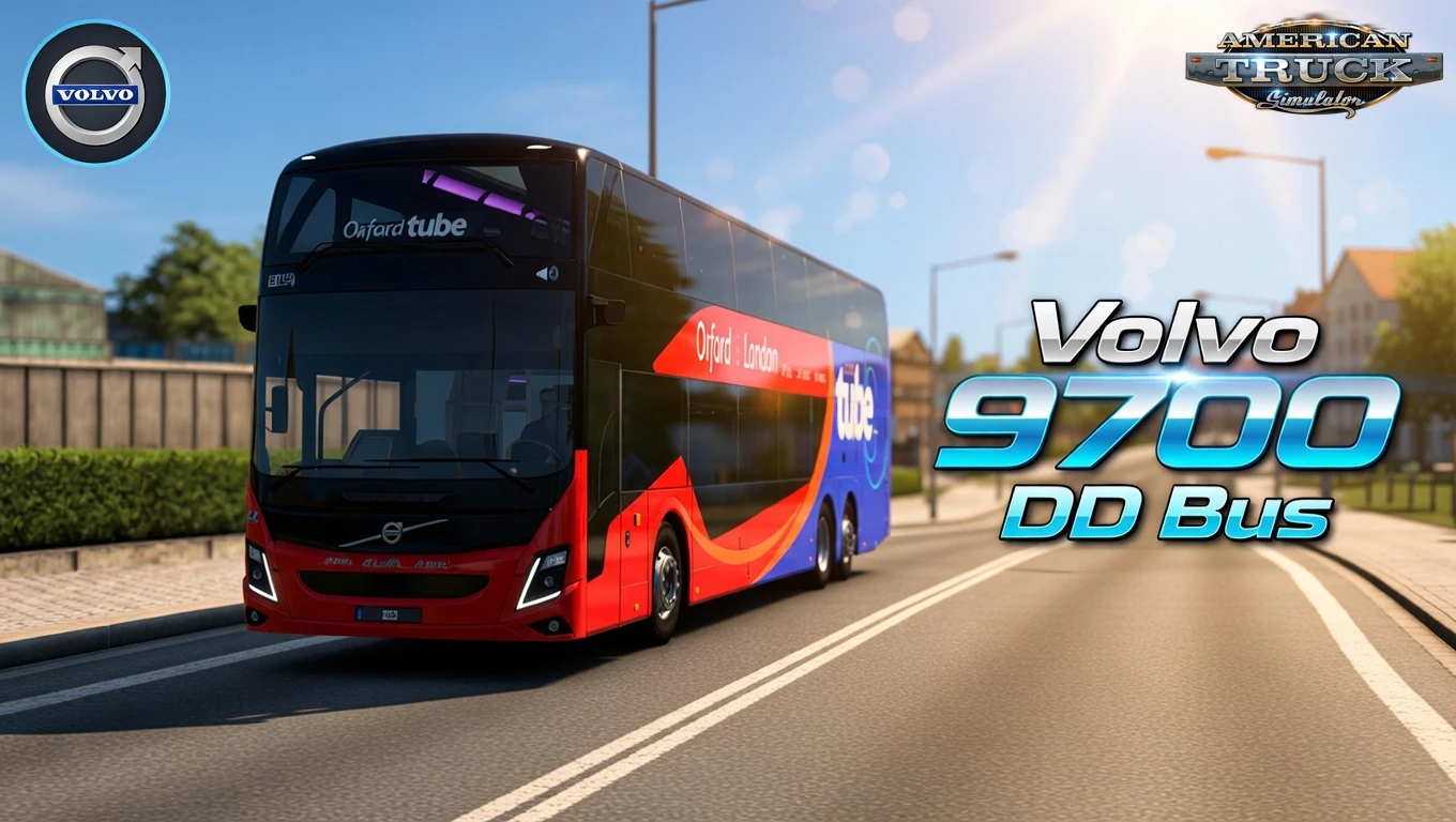 Volvo 9700 DD Bus + Interior v3.0 (1.58.x) for ATS