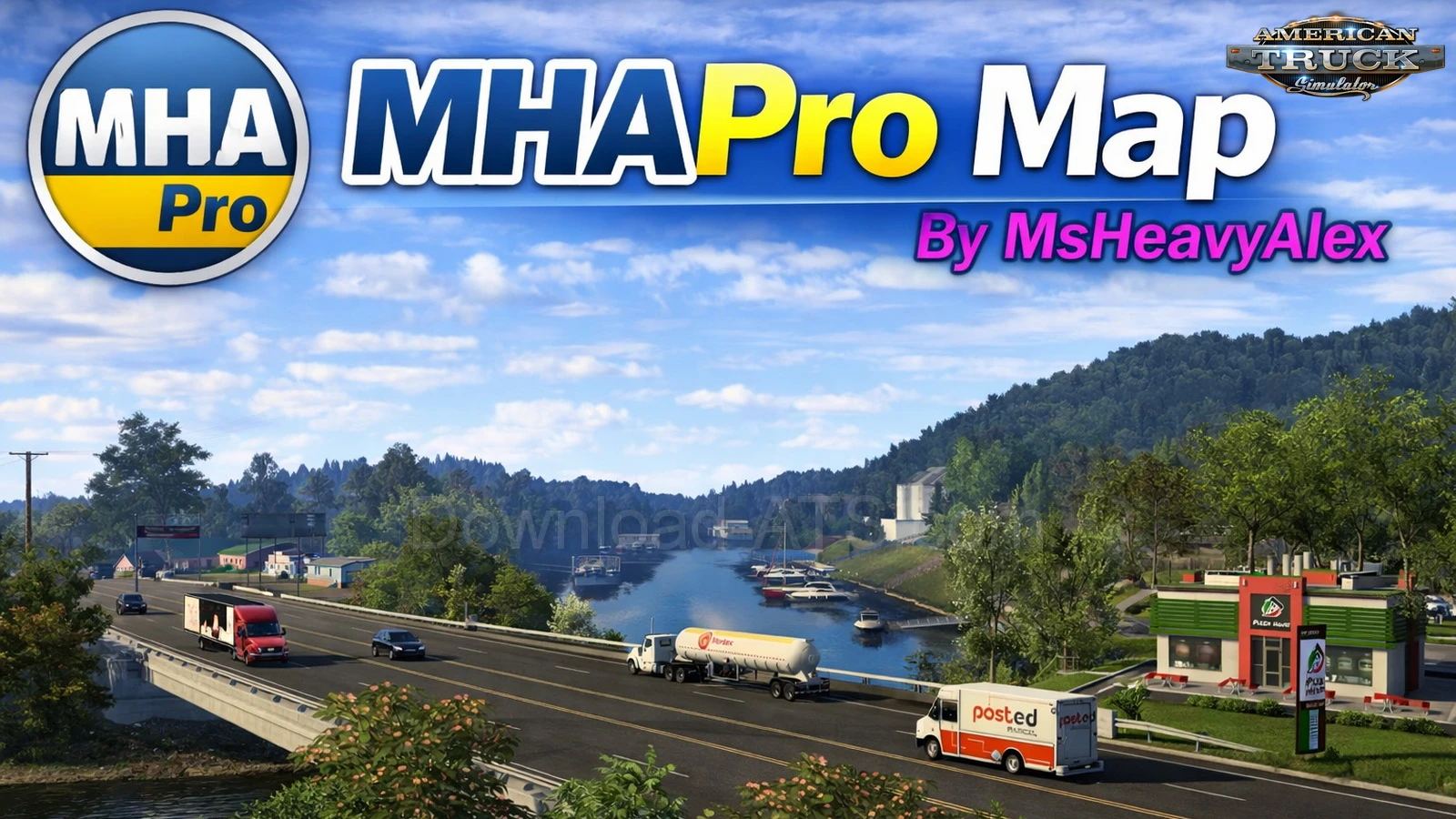 MHAPro Map v1.58 By MsHeavyAlex (1.58.x) for ATS
