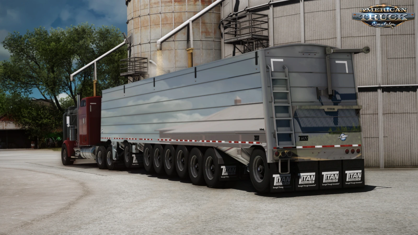 Titan Unibody Hopper Trailer v1.0 (1.58.x) for ATS