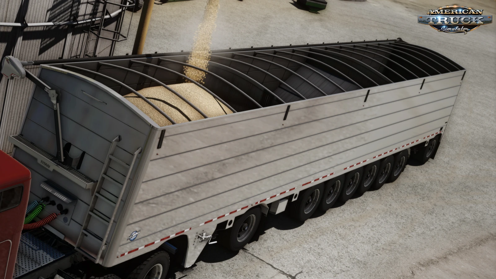 Titan Unibody Hopper Trailer v1.0 (1.58.x) for ATS