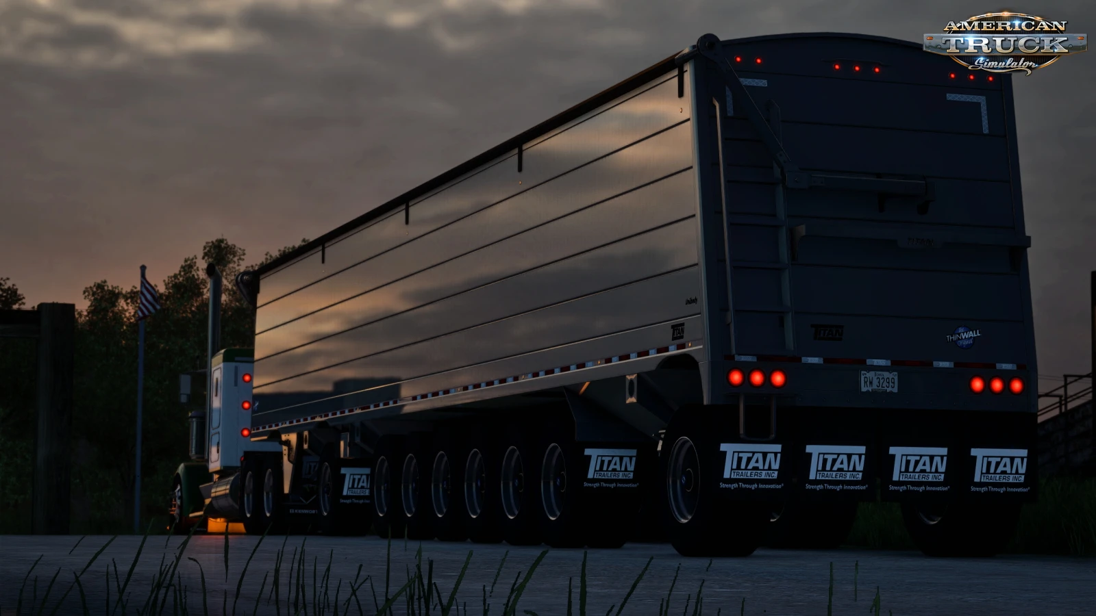 Titan Unibody Hopper Trailer v1.0 (1.58.x) for ATS