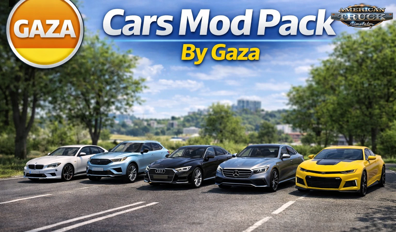 Cars Mod Pack v1.8 By Gaza (1.58.x) for ATS