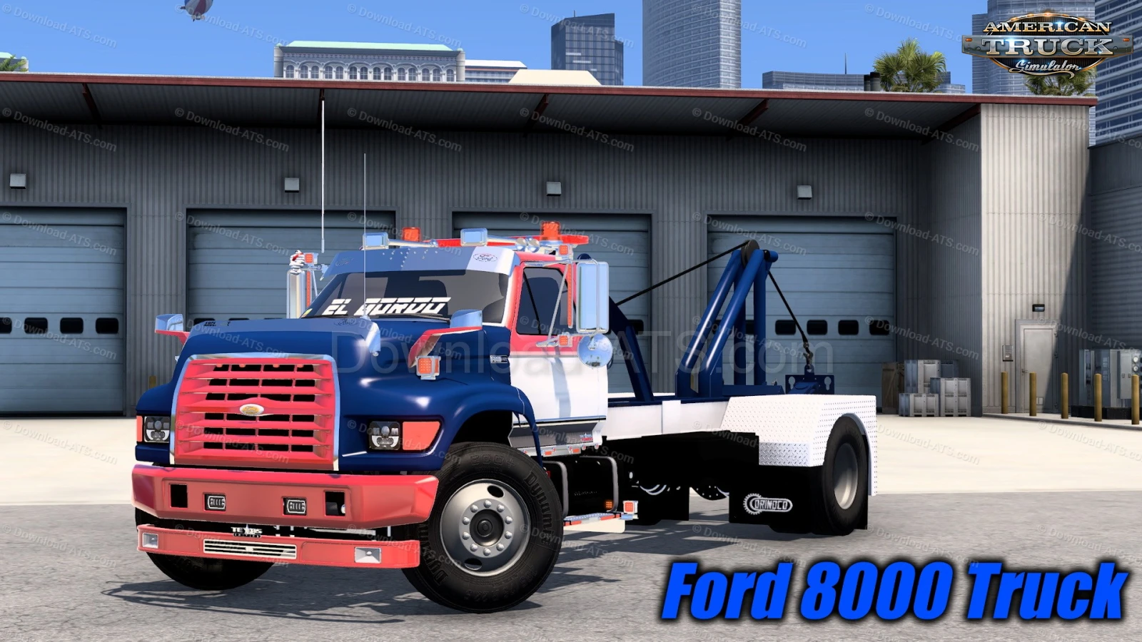 Ford 8000 Truck + Interior v1.1 (1.58.x) for ATS