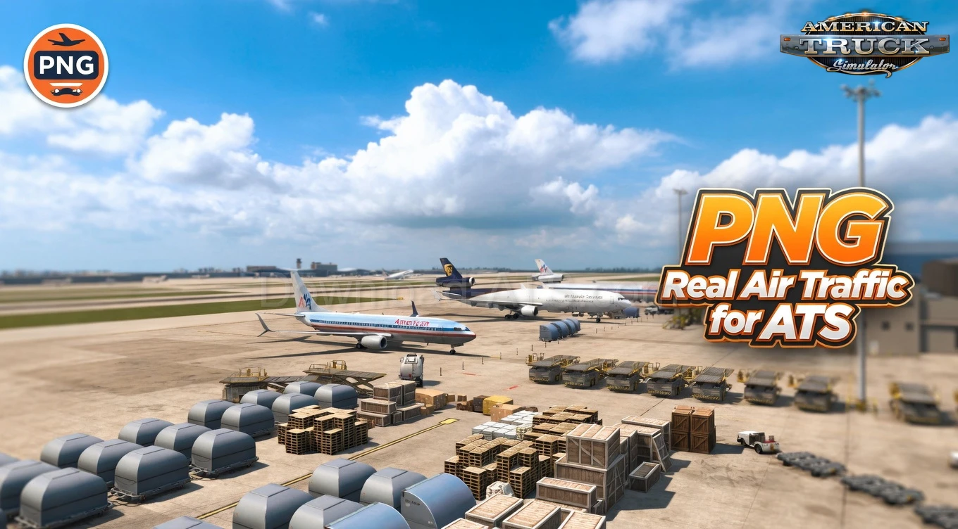 PNG Real Air Traffic v1.0 (1.58.x) for ATS
