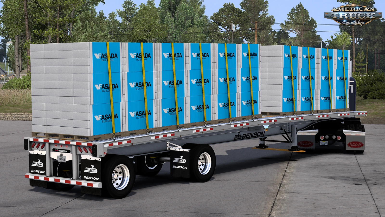 Flatbed Benson Trailer v3.7 (1.58.x) for ATS