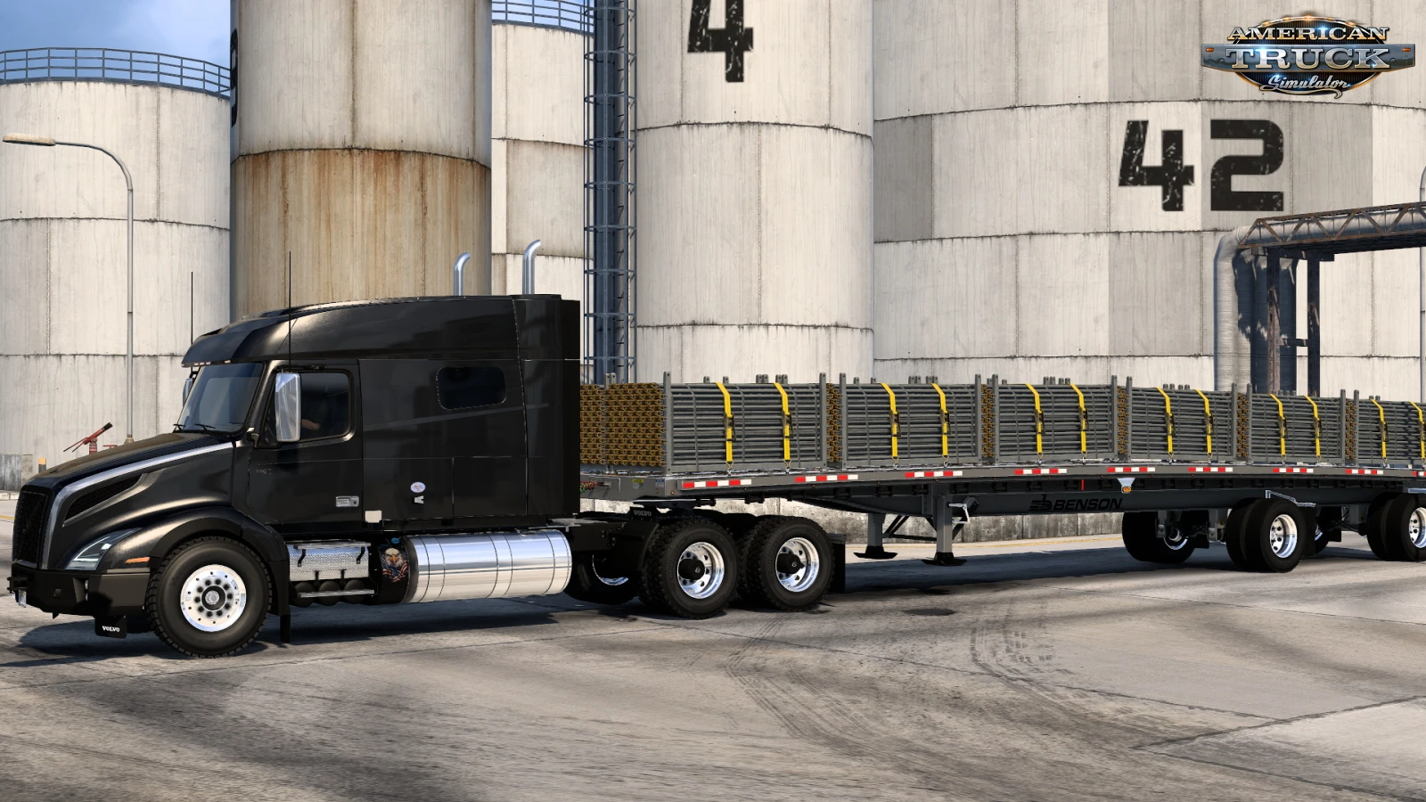Flatbed Benson Trailer v3.7 (1.58.x) for ATS