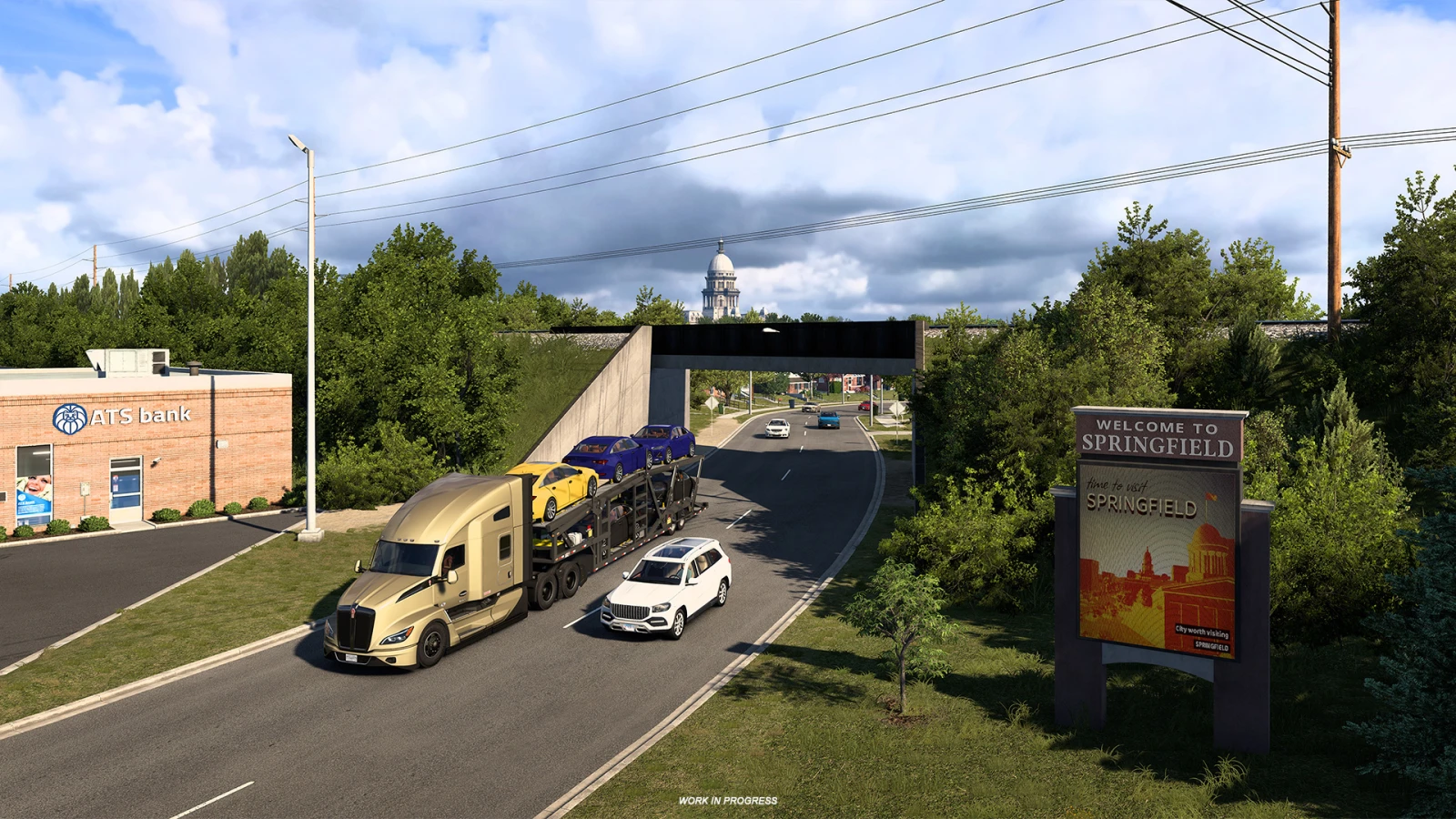 Illinois DLC - Springfield city in ATS