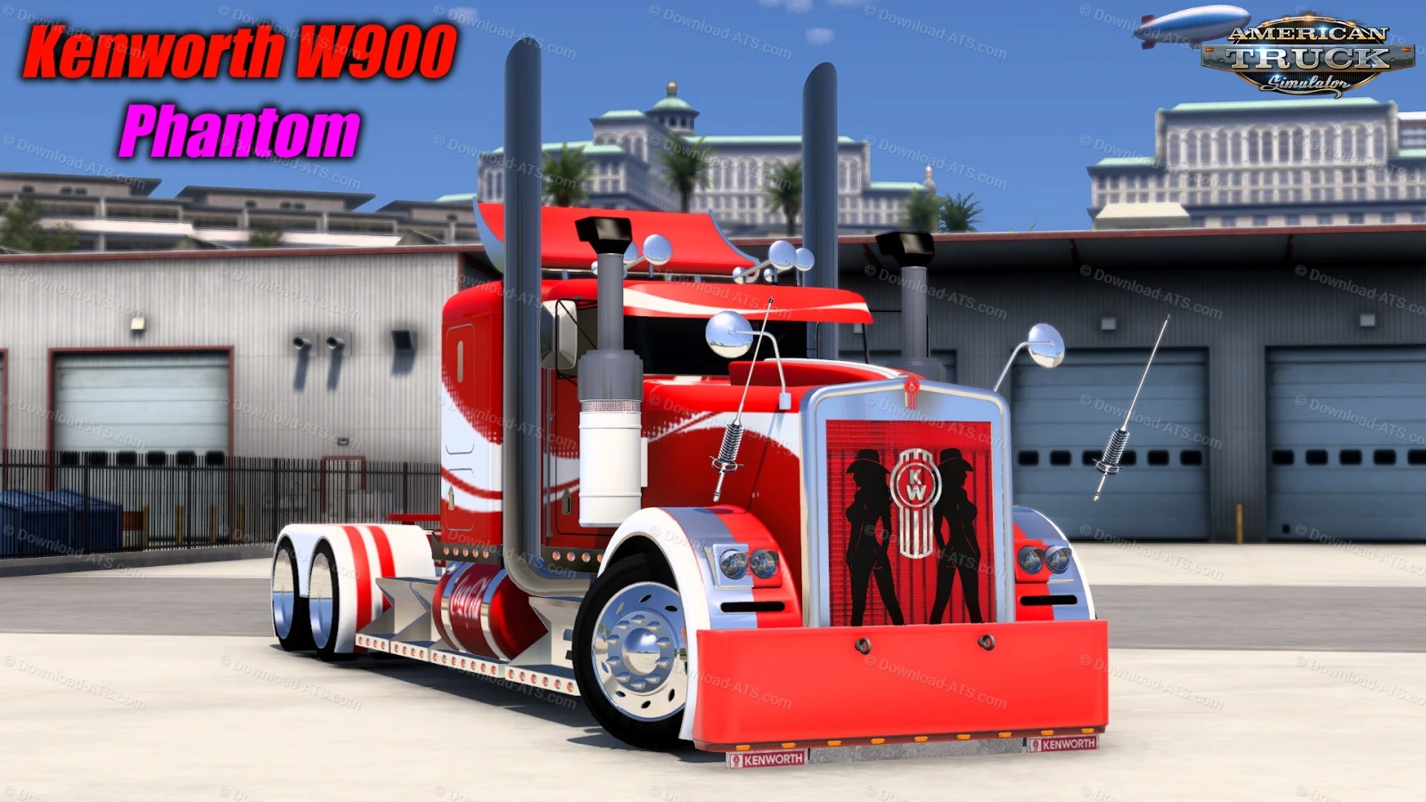 Kenworth W900 Phantom Edit Version v3.0 (1.58.x) for ATS