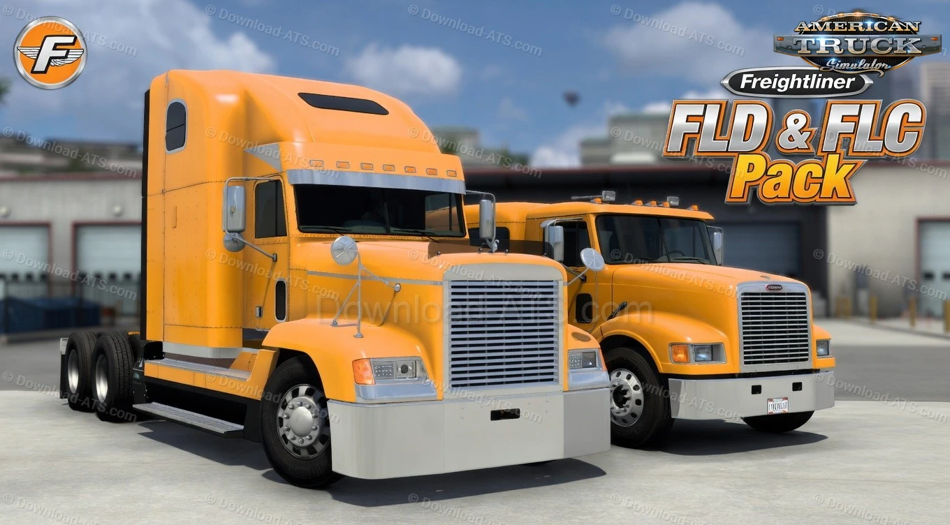 Freightliner FLD & FLC Pack v1.0 (1.58.x) for ATS