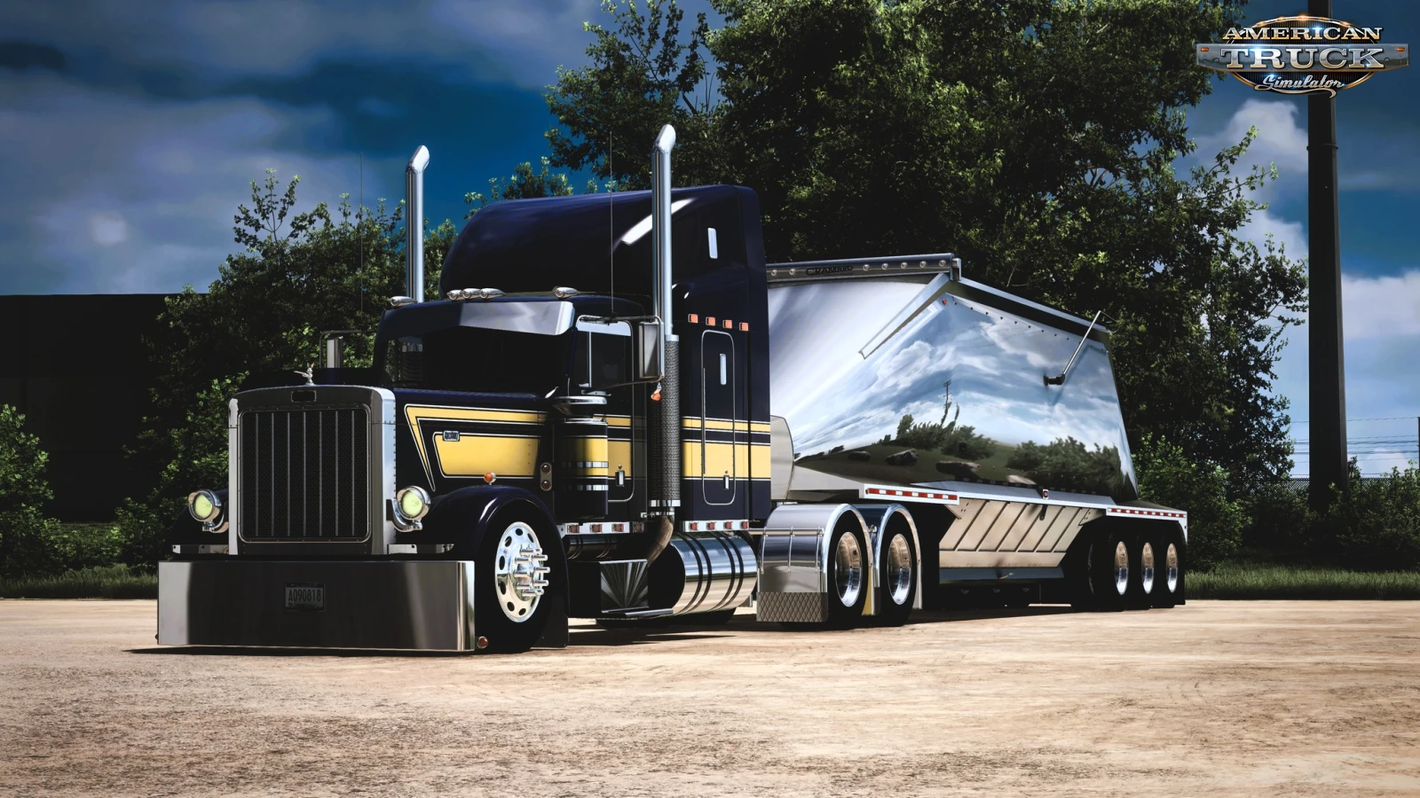 Beall Bullet Belly Dumps Trailer v2.0 (1.58.x) for ATS