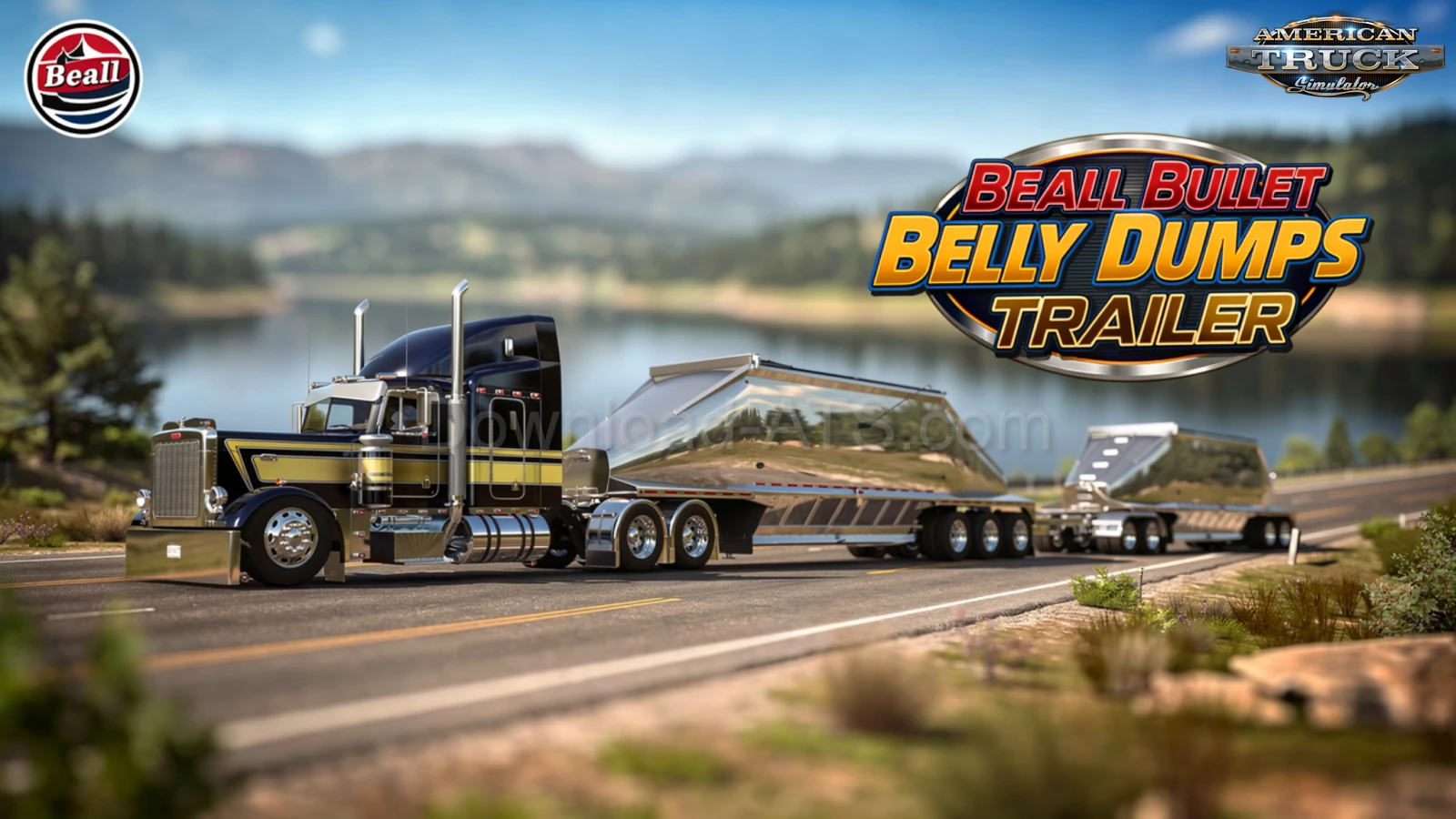 Beall Bullet Belly Dumps Trailer v2.0 (1.58.x) for ATS