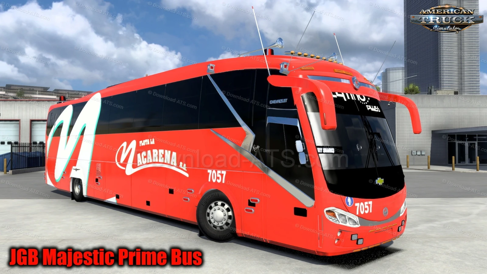 JGB Majestic Prime Bus + Interior v2.1 (1.58.x) for ATS