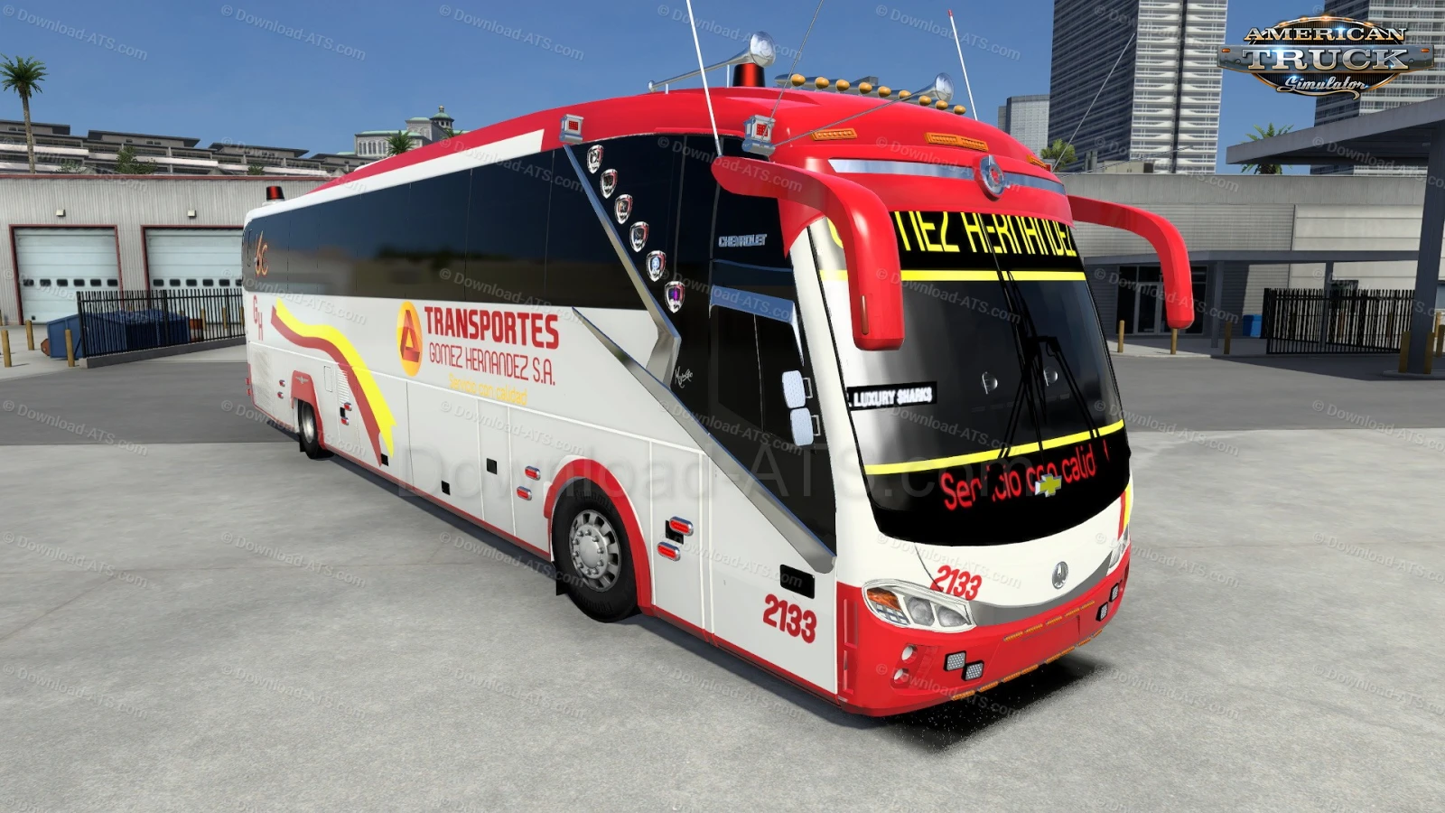 JGB Majestic Prime Bus + Interior v2.1 (1.58.x) for ATS