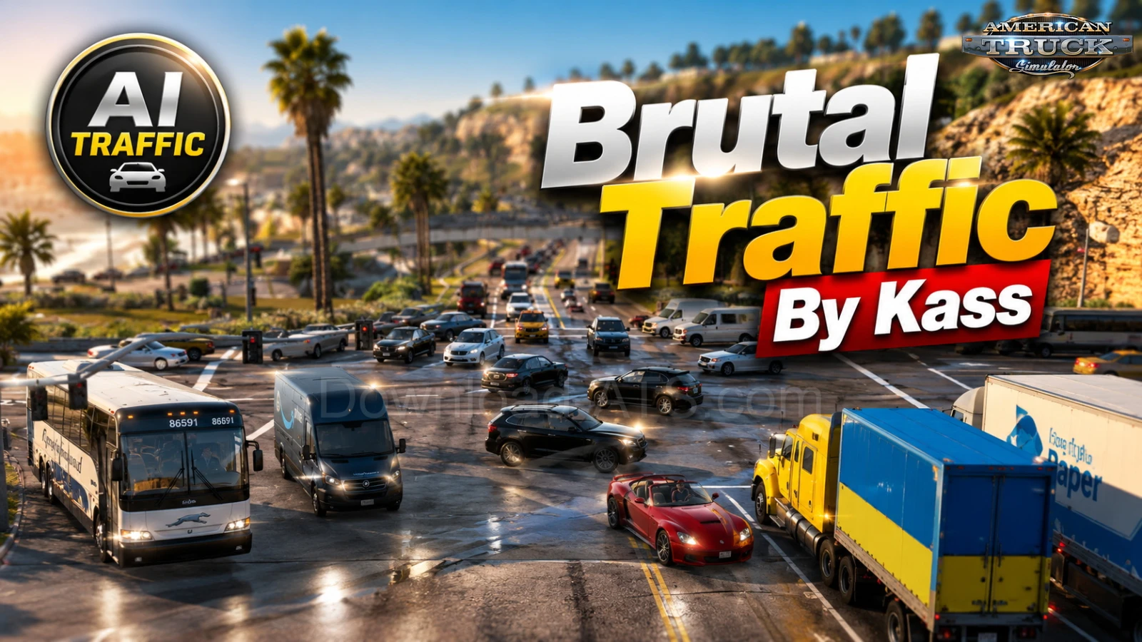 Brutal Traffic v7.8 By Kass (1.59.x) for ATS
