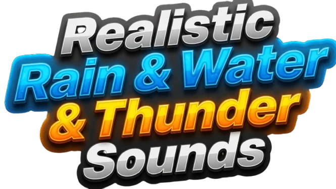 Realistic Rain & Water & Thunder Sounds for ATS