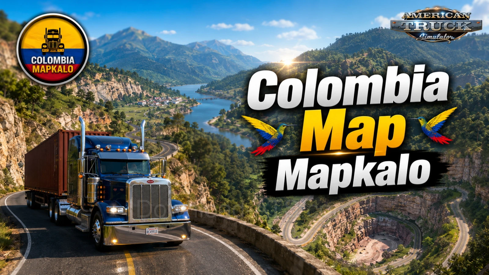 Colombia Map Mapkalo v3.5 (1.59.x) for ATS