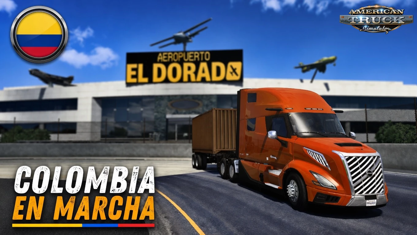 Colombia En Marcha Map v1.0 (1.59.x) for ATS