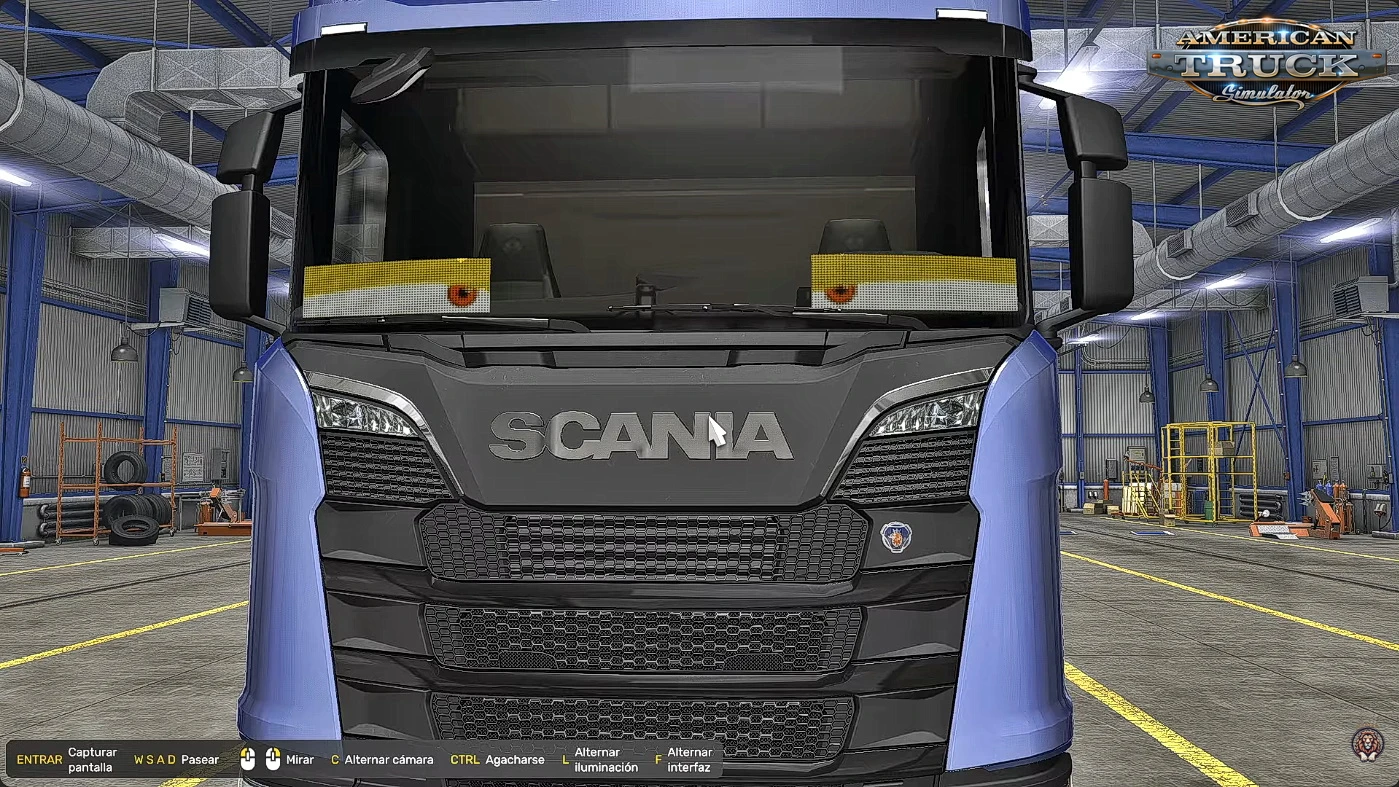 Animated LED Window Eyes Pack v1.0 (1.59.x) for ATS
