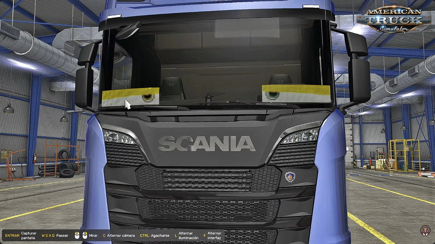 Animated LED Window Eyes Pack v1.0 (1.59.x) for ATS