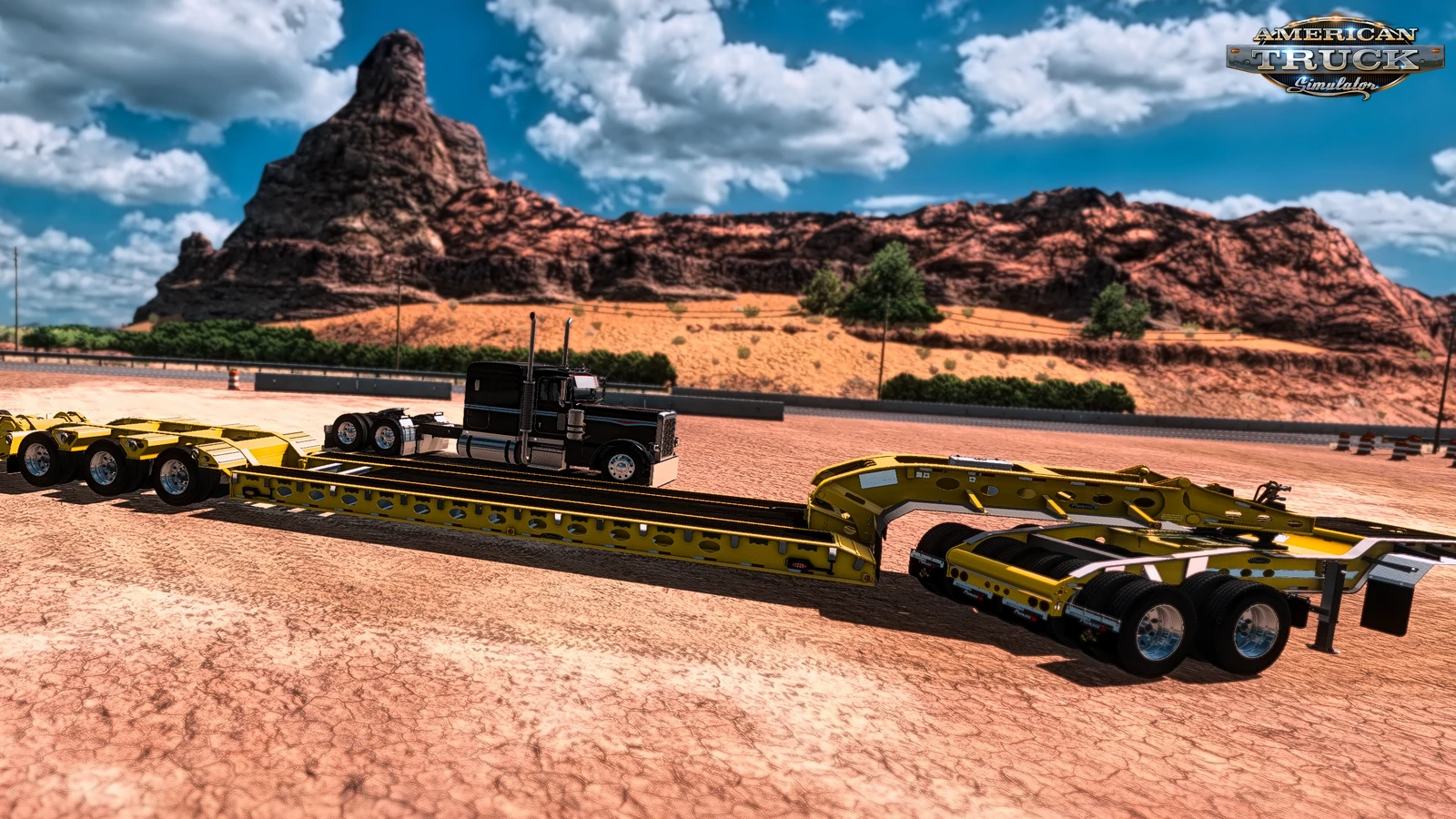 Peerless 80T Lowboy Trailer v0.4 (1.59.x) for ATS