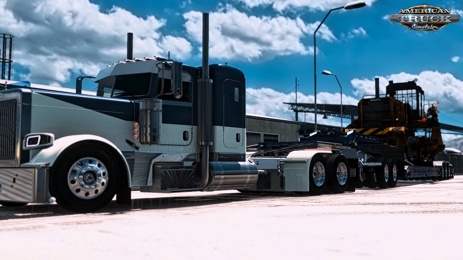 Peerless 80T Lowboy Trailer v0.4 (1.59.x) for ATS