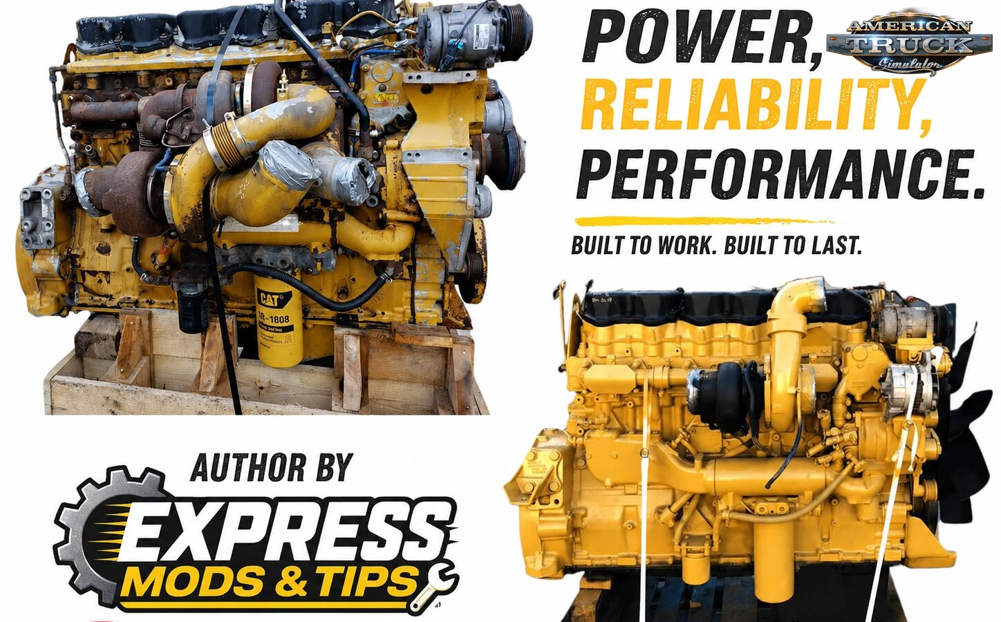 Caterpillar C15 Real Engine Pack | 500/600/700hp + Swap Trans