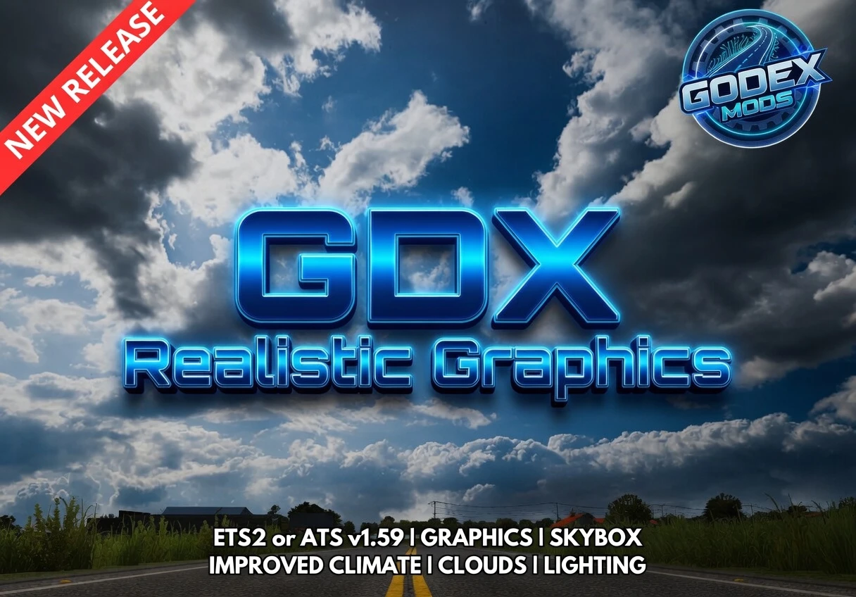 GDX Realistic Graphics v2.0 (1.59.x) for ATS