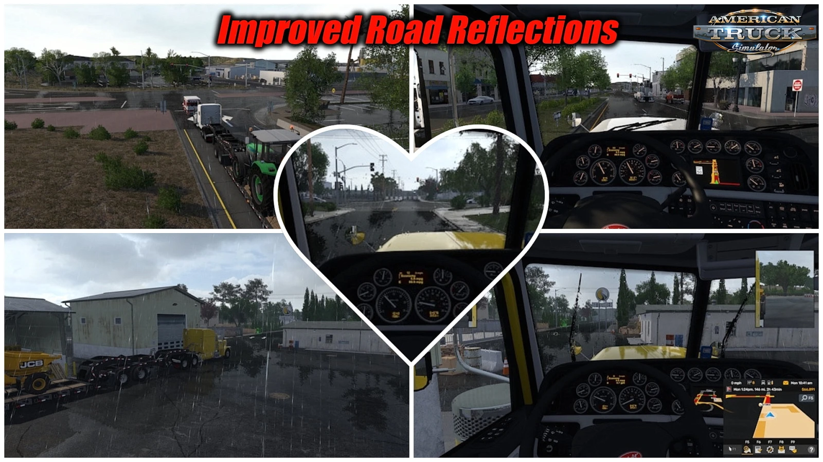 Improved Road Reflections v1.3 (1.60.x) for ATS
