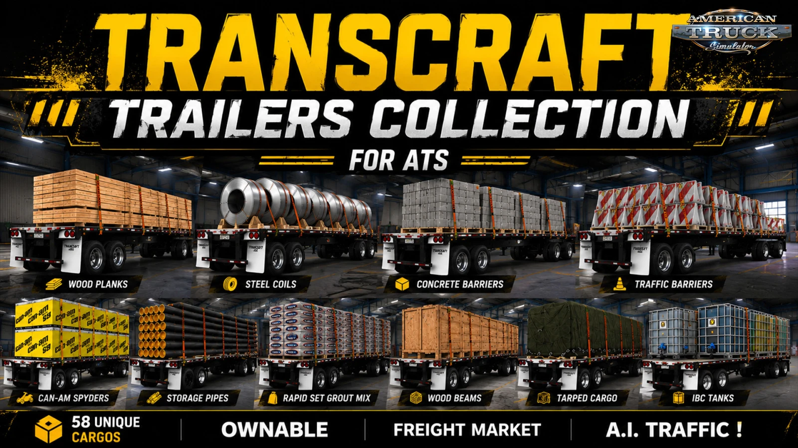 Transcraft Trailers Collection v2.0 (1.60.x) for ATS