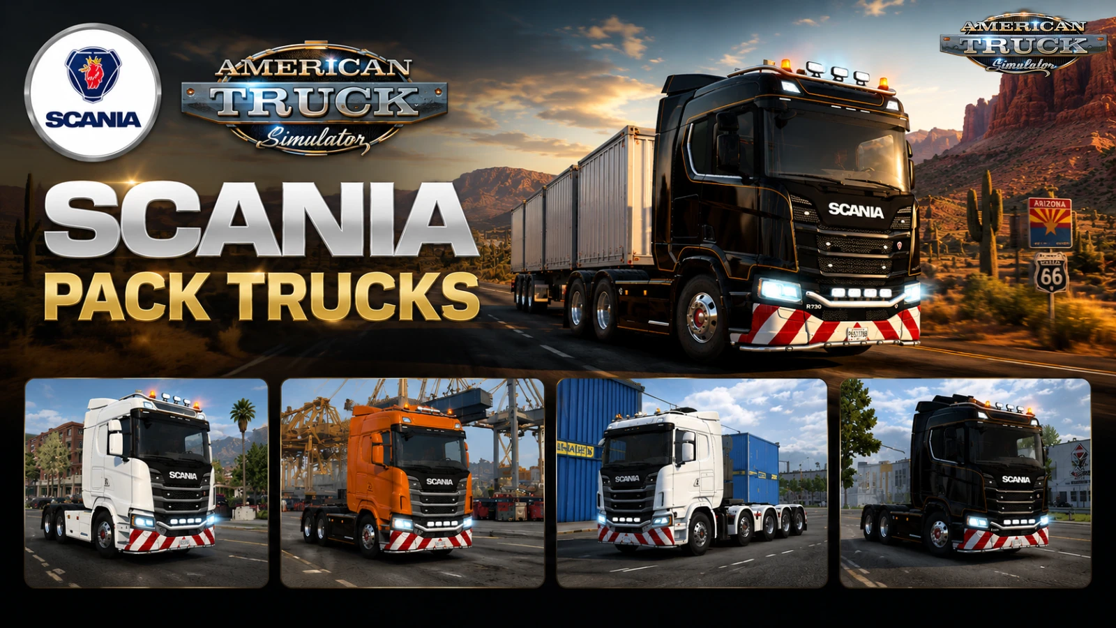 Scania Pack Trucks v1.1 By Ryszard (1.60.x) for ATS