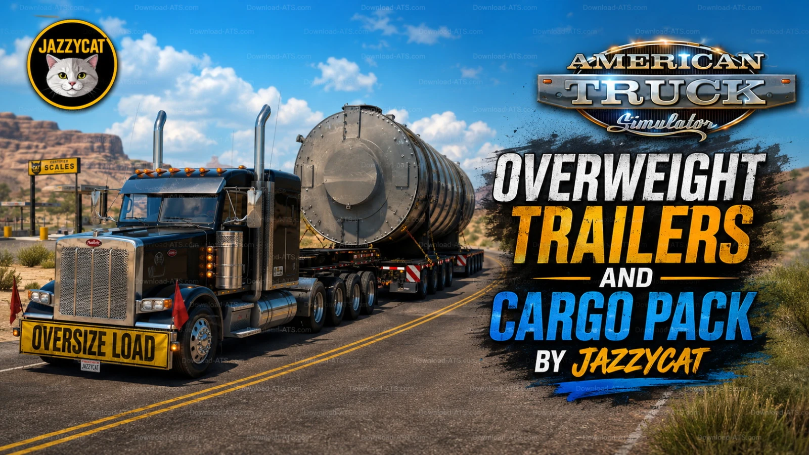 Overweight Trailers and Cargo Pack v6.2.3 (1.60.x) for ATS