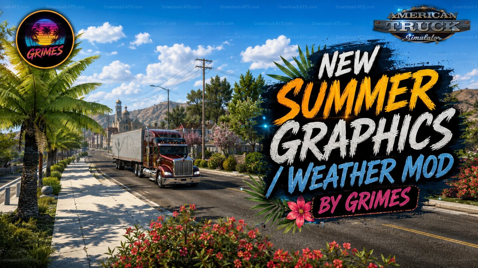 New Summer Graphics / Weather Mod v4.4 By Grimes (1.60.x)