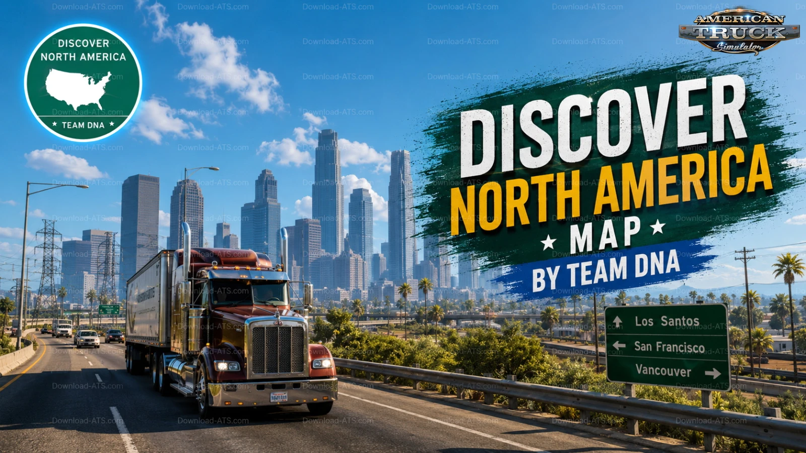 Discover North America Map v1.7.8 (1.60.x) for ATS