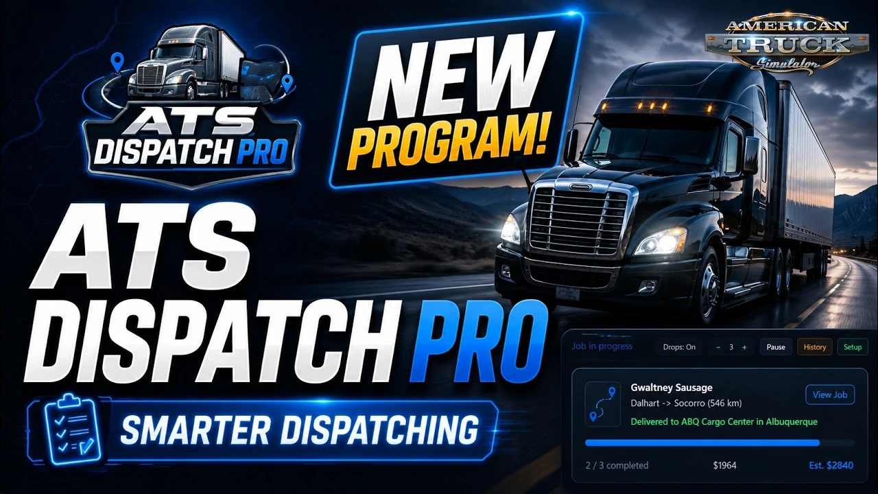 ATS Dispatch Pro Plugin - Video Gameplay