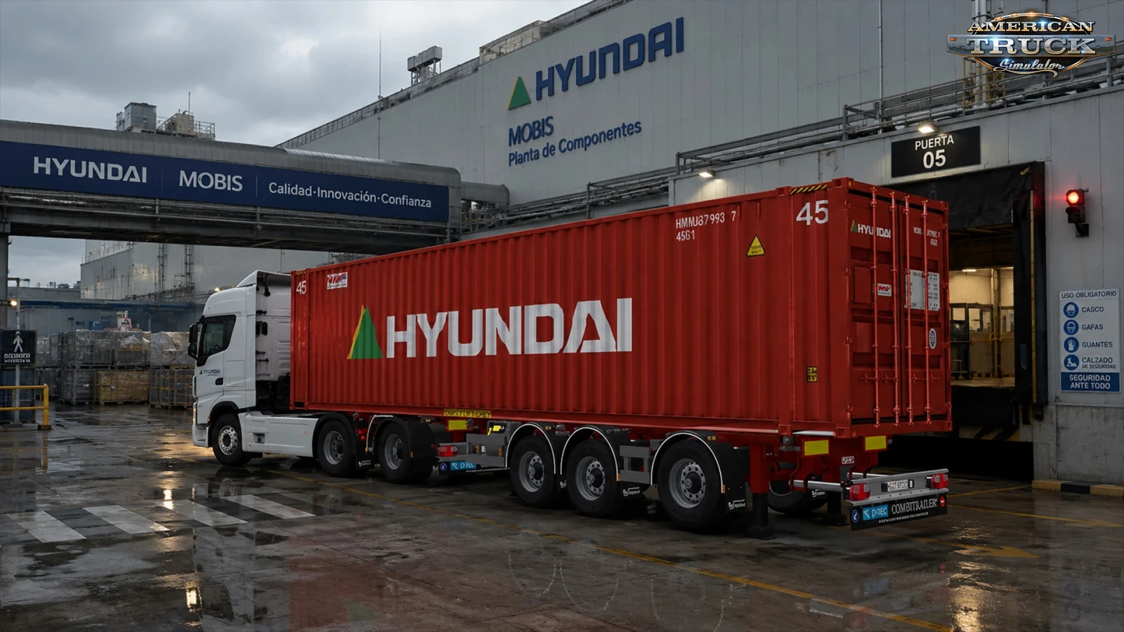 D-Tec Flexi Container Trailer v11.0 (1.60.x) for ATS