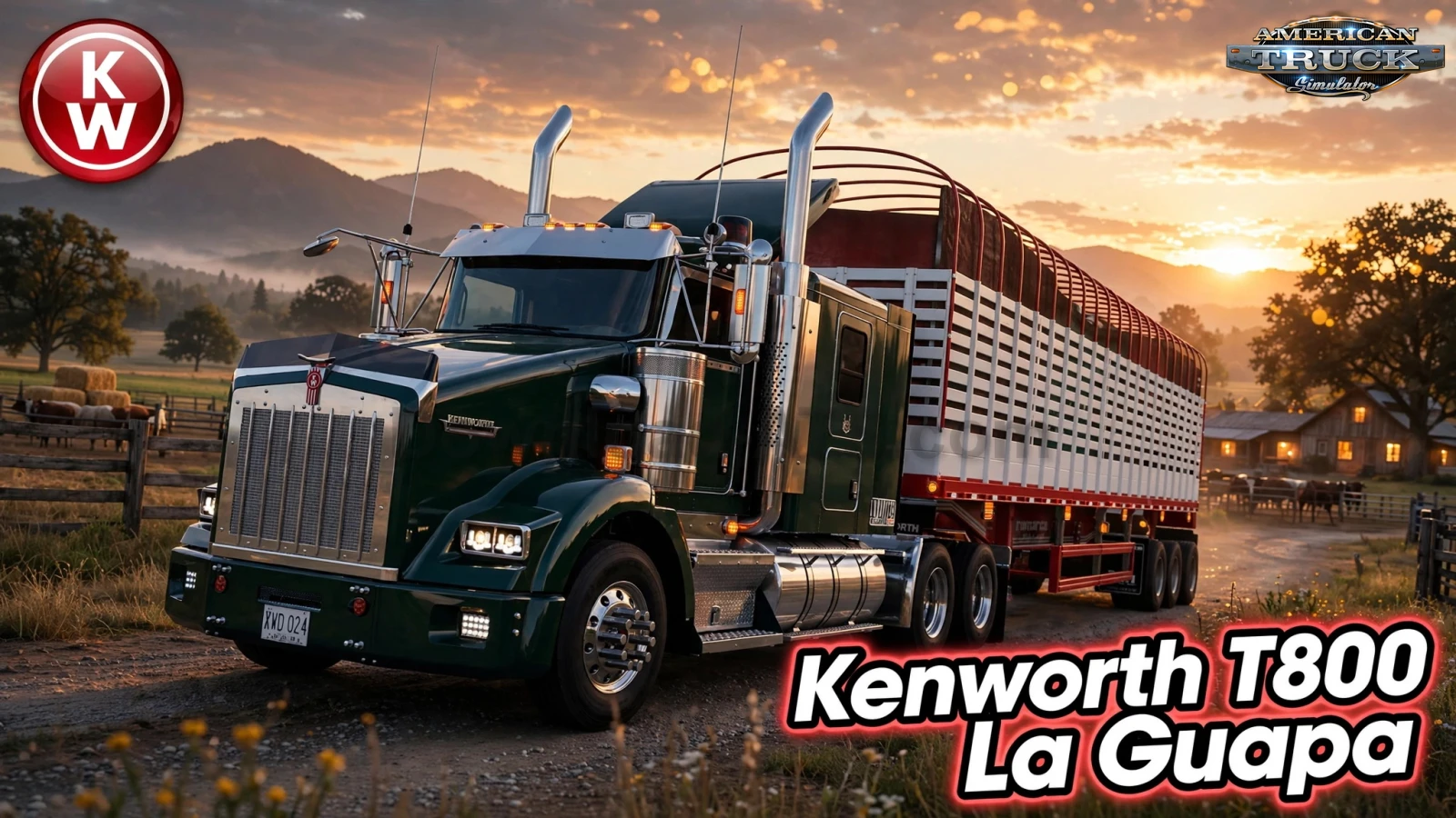 Kenworth T800 La Guapa Truck v1.0 (1.60.x) for ATS